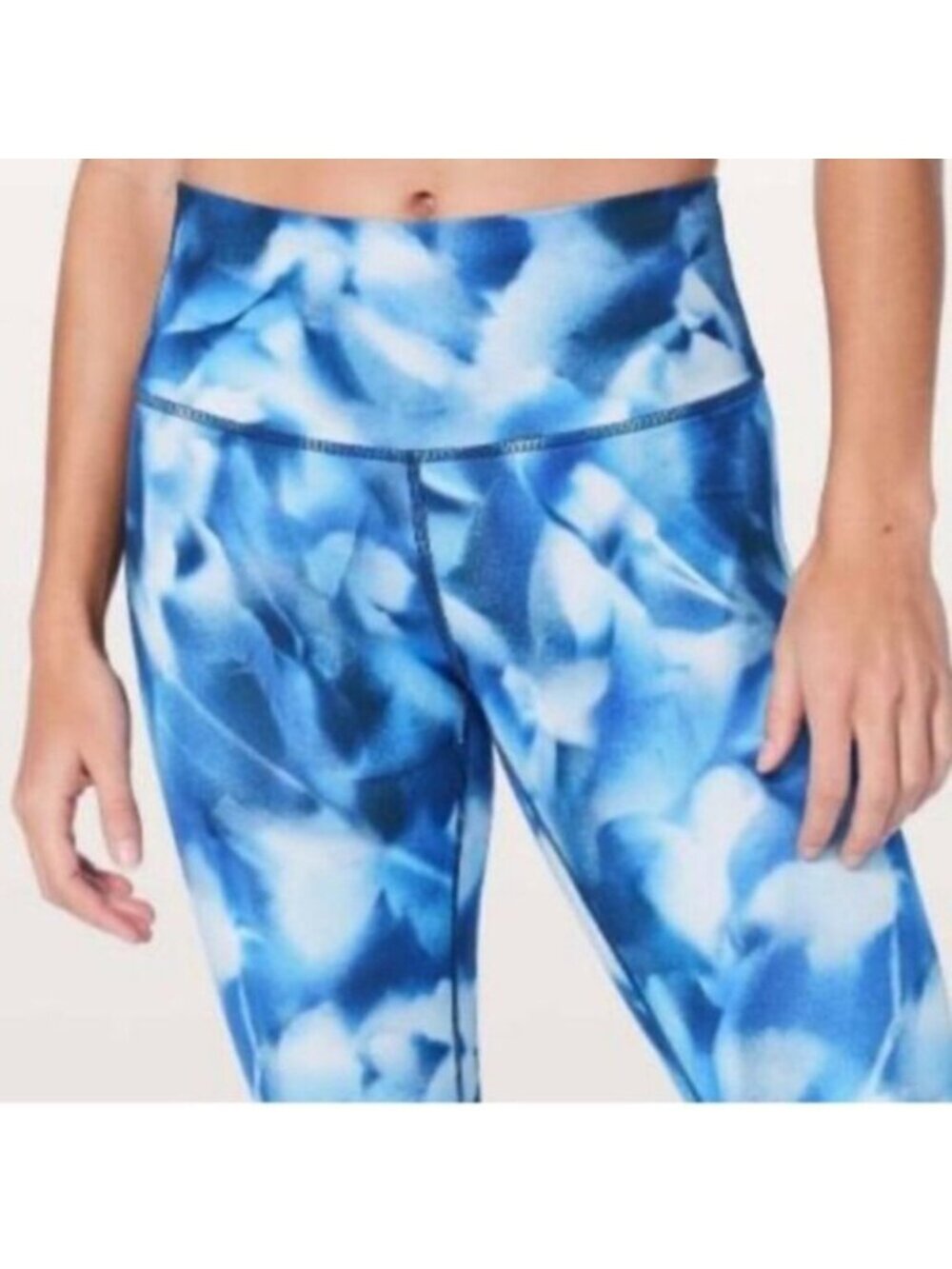 Lululemon Blue Wunder Under Hi-Rise Full-On Luxtreme 28" Tight Leggings Size 4 - Picture 3 of 3